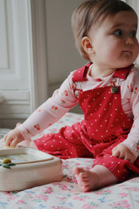 nola overal - strawberry dot