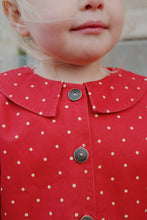 Load image into Gallery viewer, nola shirt jacket - strawberry dot