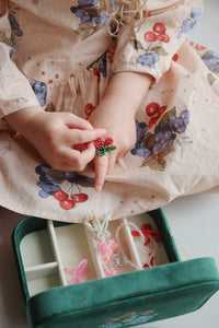 all i wish for jewellery set - bottle green
