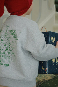 lou sweat shirt - grey melange