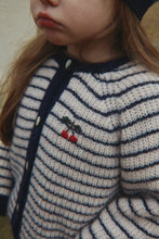 Load image into Gallery viewer, barli cardigan - navy stripe