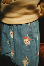Load image into Gallery viewer, magot pants bow - kitty denim