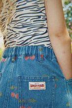 Load image into Gallery viewer, magot printed skirt - ma grande cerise denim