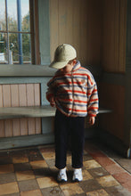 Load image into Gallery viewer, jody teddy jacket - tangerine stripe