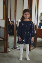Load image into Gallery viewer, lila sequins bow dress - total eclipse