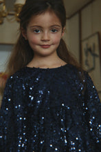 Load image into Gallery viewer, lila sequins bow dress - total eclipse