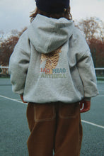 將圖片載入圖庫檢視器 lou sweat zip hood - grey melange
