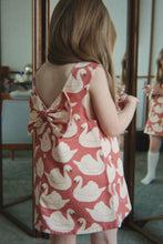 Load image into Gallery viewer, magot bow dress - swan rose
