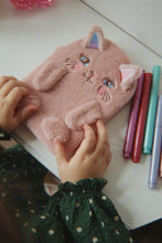 Load image into Gallery viewer, fuzzy notebook - rosa pink
