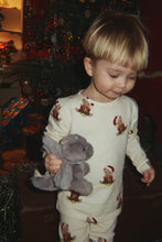 Load image into Gallery viewer, basic blouse/pants set - teddy bear