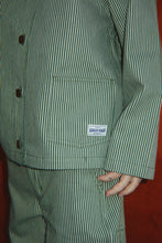 Load image into Gallery viewer, luc pants - milk verte stripe