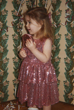 Load image into Gallery viewer, Konges Sløjd Tindra dress in mellow rose pink, shown in a soft, feminine silhouette