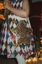 Load image into Gallery viewer, Konges Sløjd Yvonne Harlekin dress in colorful harlequin sequin pattern