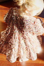 Load image into Gallery viewer, lila sequins dress - grey/rosa