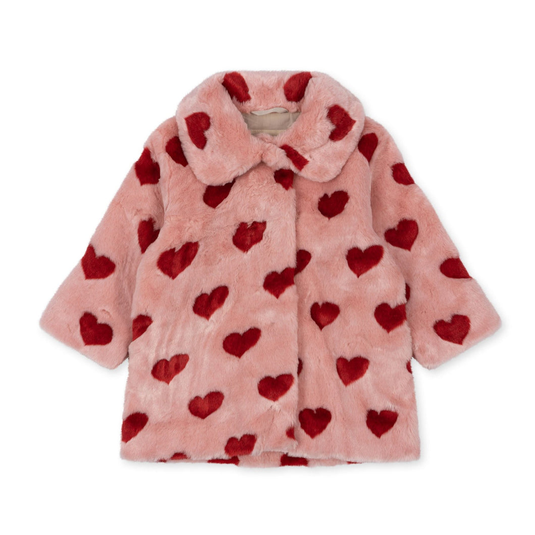 fuzzie coat - coeur mellow