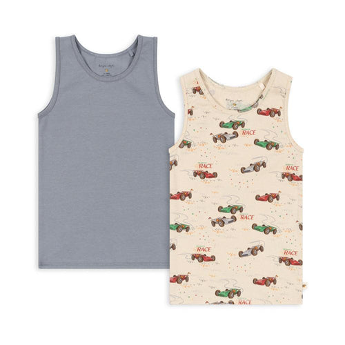 basic 2 pack tanktop gots - tradewinds / grand prix