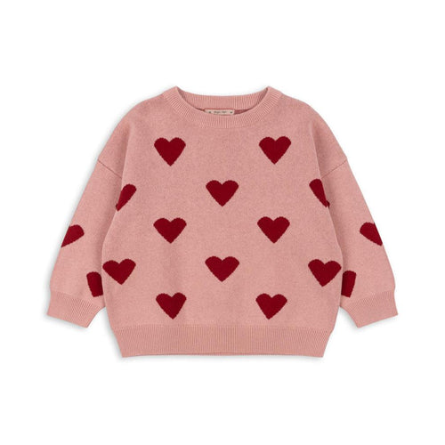 lapis knit blouse - mellow rose