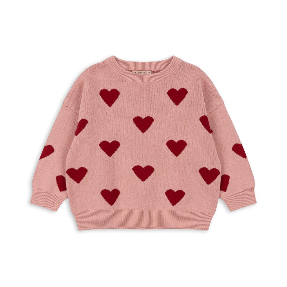 lapis knit blouse - mellow rose