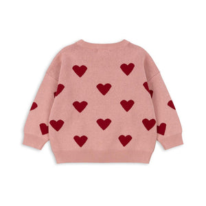 lapis knit blouse - mellow rose