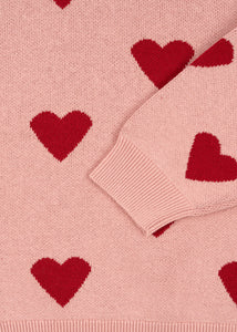 lapis knit blouse - mellow rose