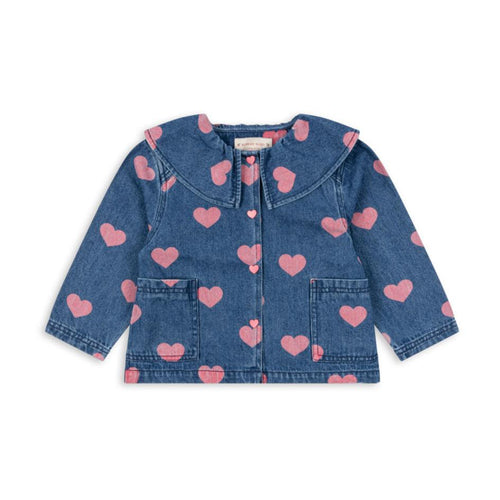 magot denim shirt gots - bon coeur pink