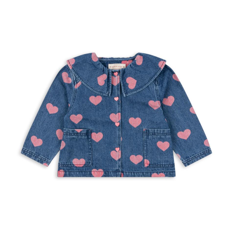 magot denim shirt gots - bon coeur pink