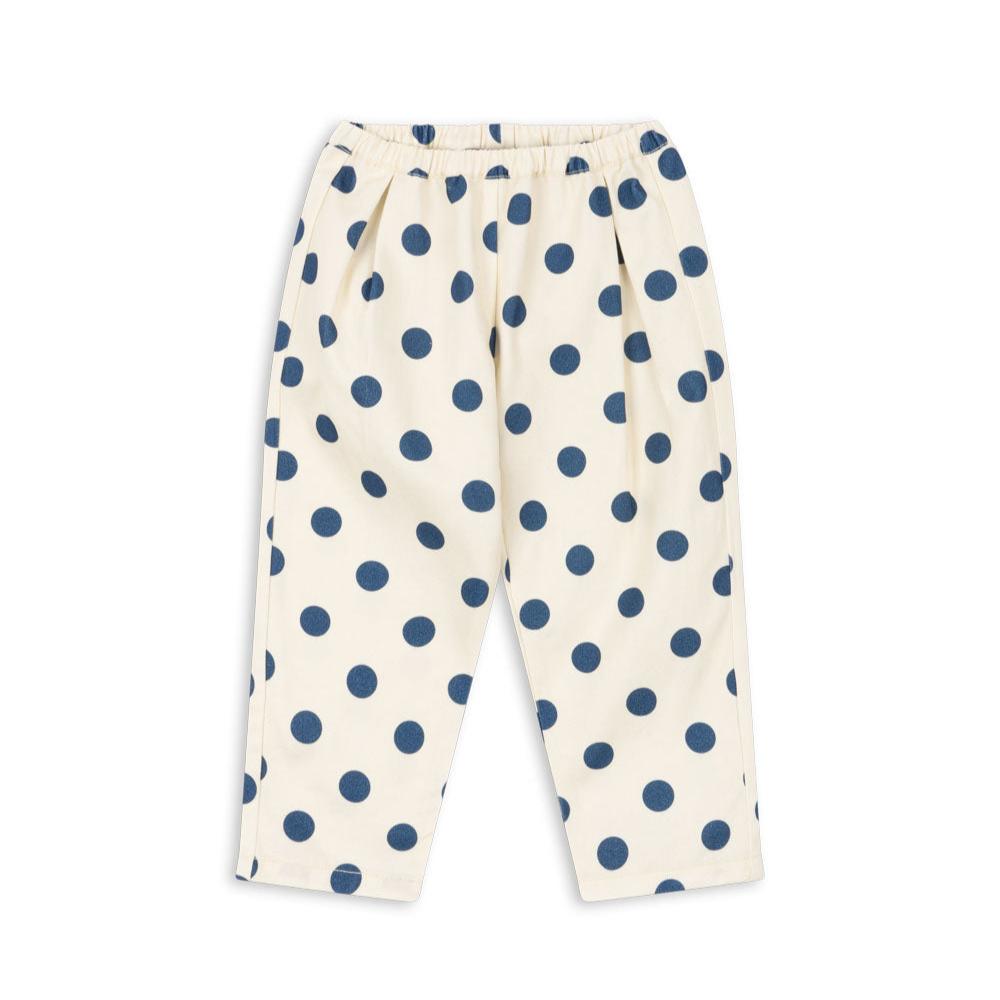 nola pants gots - blue dot