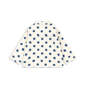 nola shirt jacket gots - blue dot