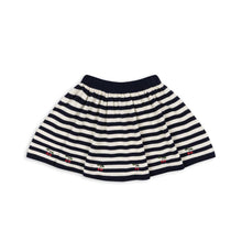 Load image into Gallery viewer, venton knit skirt gots - navy stripe