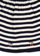 Load image into Gallery viewer, venton knit skirt gots - navy stripe