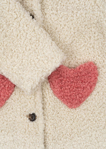 calin coat - antique white