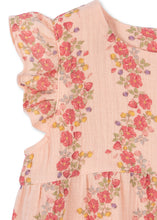 Load image into Gallery viewer, coco frill romper gots- floria pink