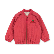Load image into Gallery viewer, juno sparkle bomber jacket - raspberry wine