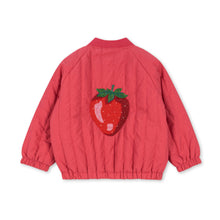 Load image into Gallery viewer, juno sparkle bomber jacket - raspberry wine