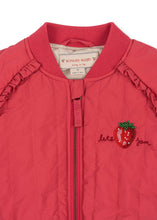 Load image into Gallery viewer, juno sparkle bomber jacket - raspberry wine