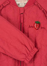 Load image into Gallery viewer, juno sparkle bomber jacket - raspberry wine