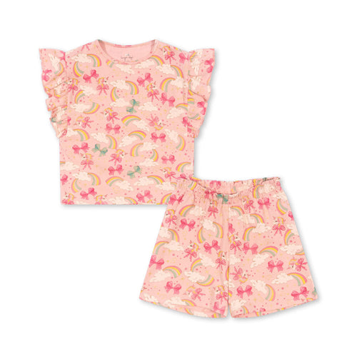 lin frill set gots - rainbow bow