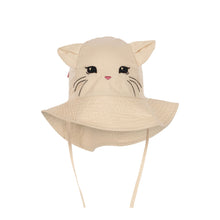 Load image into Gallery viewer, verbena bow kitty sun hat