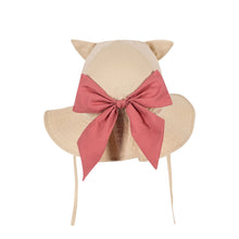 Load image into Gallery viewer, verbena bow kitty sun hat
