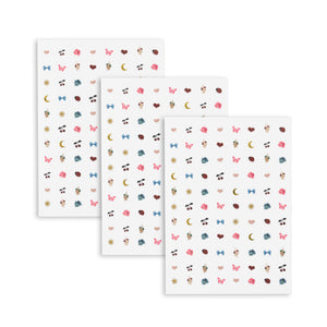 nail stickers - girl