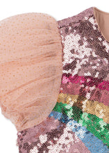 將圖片載入圖庫檢視器 odette rainbow dress - evening sand