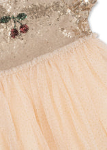 Load image into Gallery viewer, starla puff sleeve dress gold blush