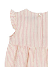將圖片載入圖庫檢視器 ellie frill romper gots peony stripe