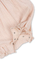 將圖片載入圖庫檢視器 ellie frill romper gots peony stripe