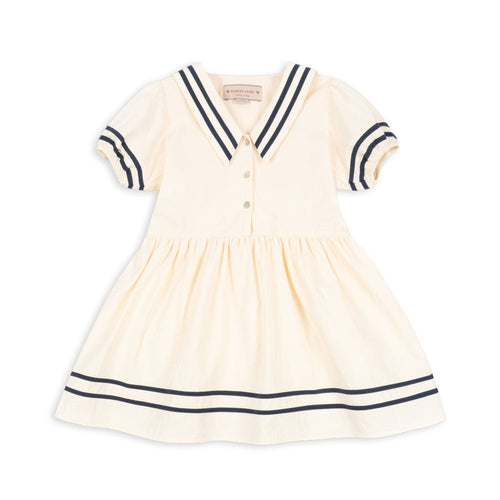 allie sailor dress gots - optic white