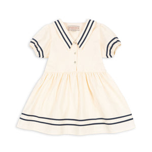 allie sailor dress gots - optic white