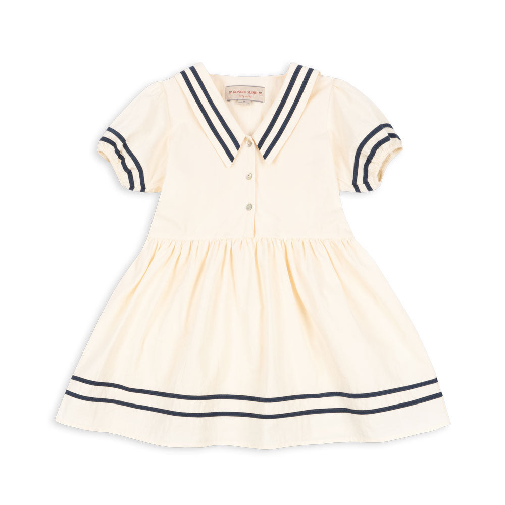 allie sailor dress gots - optic white