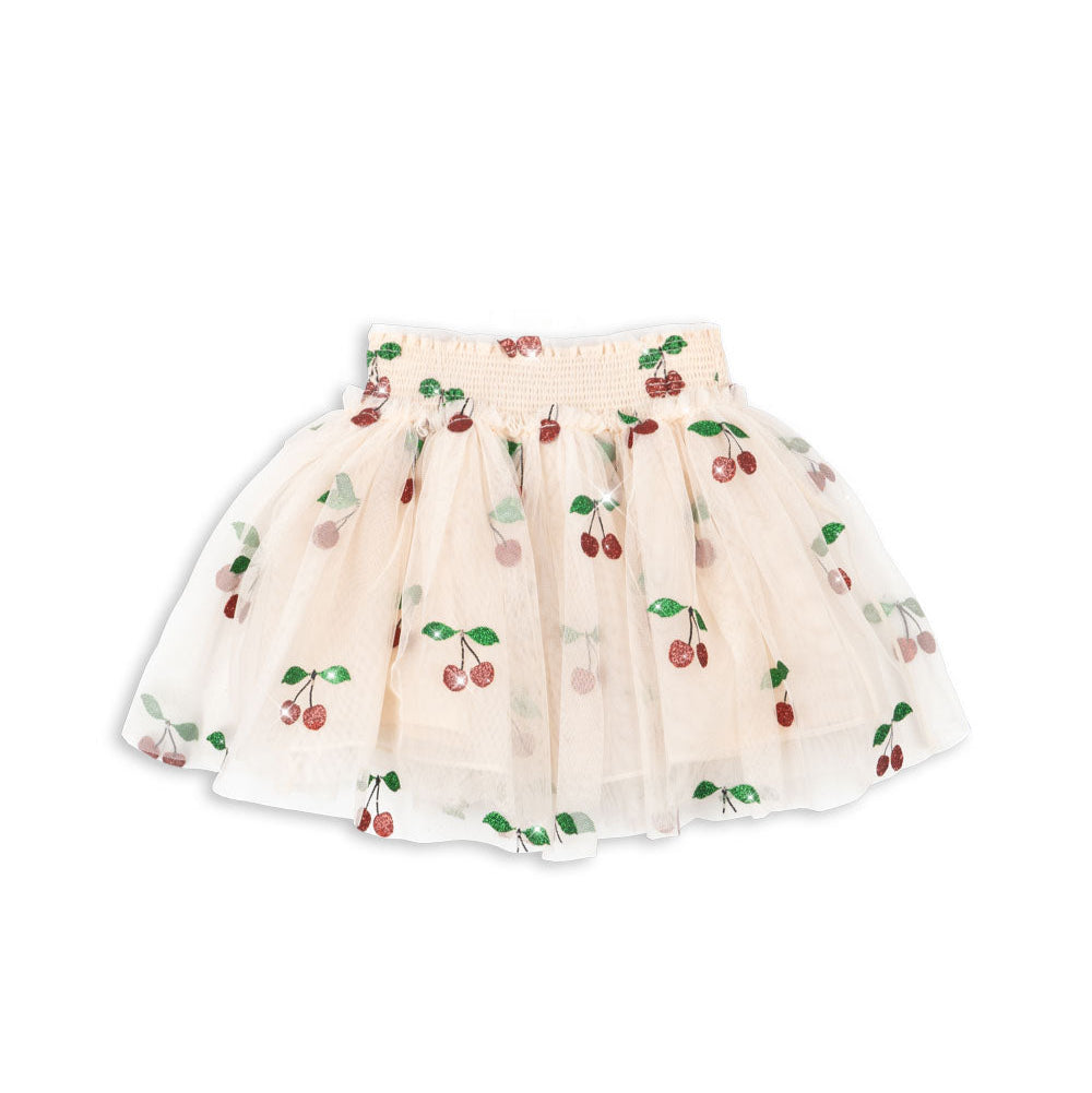 tullie smock skirt - ma grande cerise glitter
