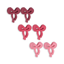 將圖片載入圖庫檢視器 6 pack mini bow hair clip - pink mix
