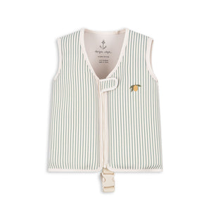ellis swim vest - tea stripe